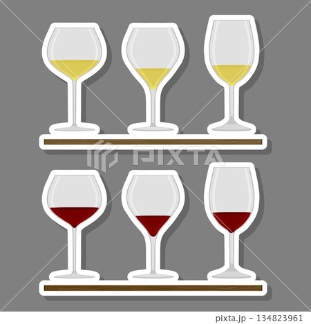 Various sweet tasty natural wine 134823961