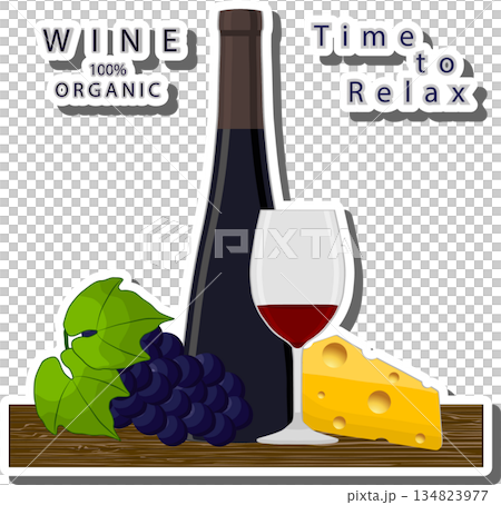 Various sweet tasty natural wine 134823977