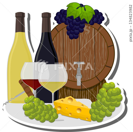Various sweet tasty natural wine Various sweet tasty natural wine 134823982