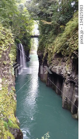 高千穂峡と真名井の滝 高千穂峡と真名井の滝 134825983
