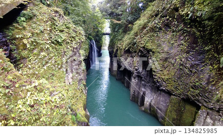 高千穂峡と真名井の滝 高千穂峡と真名井の滝 134825985