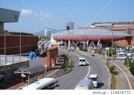 大和ミュージアムとてつのくじら館の通りの景色 134826775