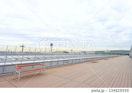 愛知県常滑市、中部国際空港の風景 愛知県常滑市、中部国際空港の風景 134829350