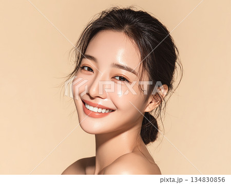 美容・ライフスタイル記事用 上部と右側に余白あり 134830856