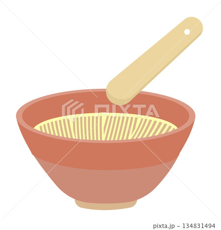 すり鉢とすりこぎのイラスト 134831494
