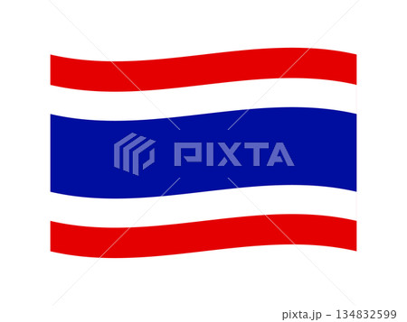 タイの国旗のイラスト素材4 134832599