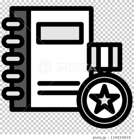 イラストアイコン素材セット:メダルスポーツファイル348 イラストアイコン素材セット:メダルスポーツファイル348 134834659