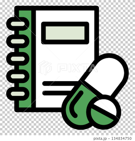 Illustration icon material: Medical file 208 Illustration icon material: Medical file 208 134834750