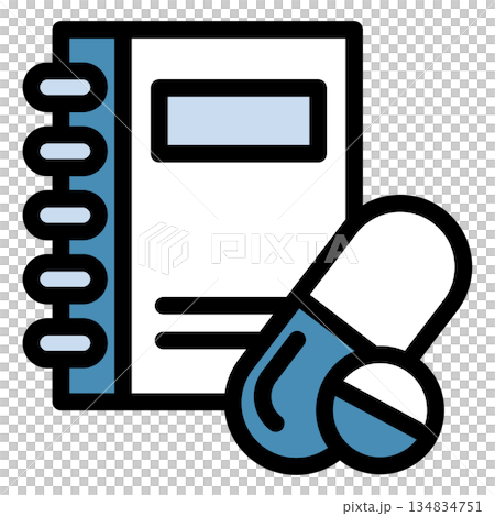 Illustration icon material: Medical file 209 Illustration icon material: Medical file 209 134834751