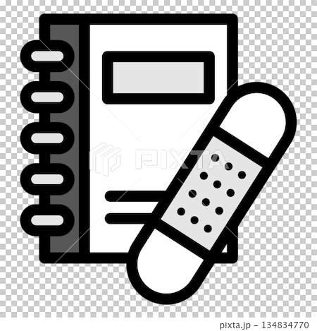 イラストアイコン素材：医療ファイル223 134834770