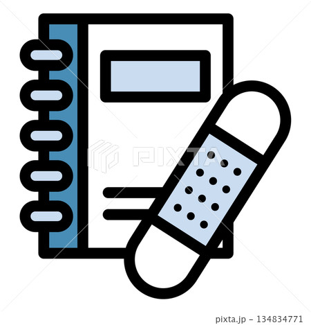 イラストアイコン素材：医療ファイル224 134834771