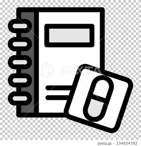 Illustration icon material: Medical file 246 Illustration icon material: Medical file 246 134834792