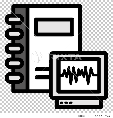 插圖圖示素材:醫療文件247 插圖圖示素材:醫療文件247 134834793