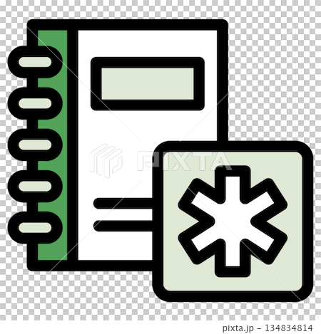 插圖圖示素材：醫療文件268 134834814