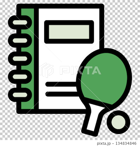 Illustration icon material: Table tennis sports file 292 Illustration icon material: Table tennis sports file 292 134834846