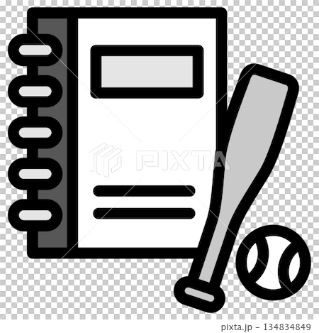 插圖圖示素材集：棒球運動文件 295 134834849