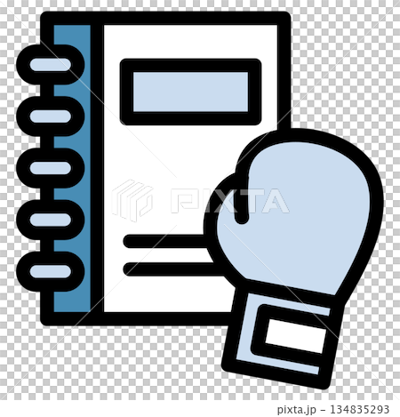 イラストアイコン素材：ボクシングスポーツファイル308 134835293