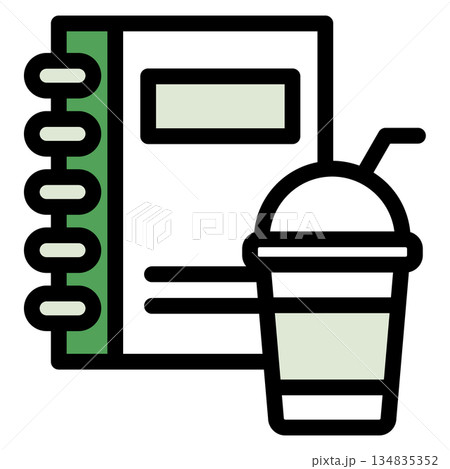 イラストアイコン素材：ドリンクスポーツファイル333 134835352