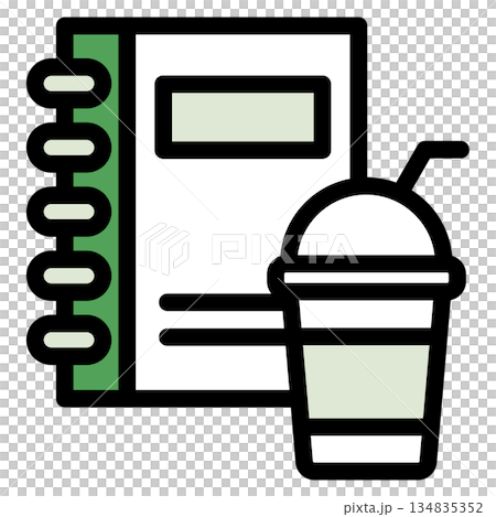 イラストアイコン素材：ドリンクスポーツファイル333 134835352