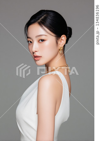 韓国K-POPアイドル風 高画質スタジオポートレート 134836196