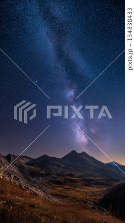 未来への希望・目標達成・壮大なスケールを象徴するイメージ背景 134838433