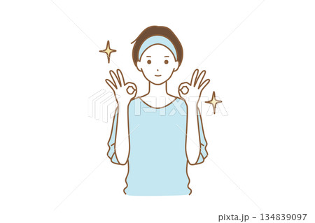 笑顔の男性 134839097
