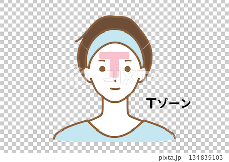 男士臉部T區 134839103