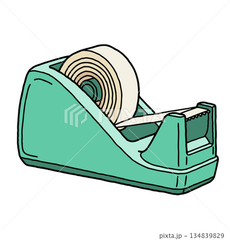 手描きのセロハンテープ 手描きのセロハンテープ 134839829