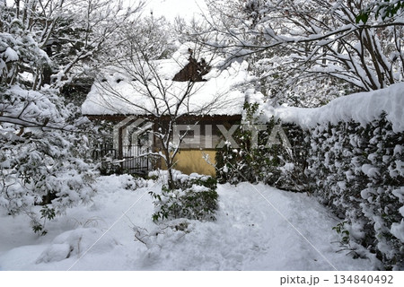 京都嵯峨野の厭離庵 京都嵯峨野の厭離庵 134840492