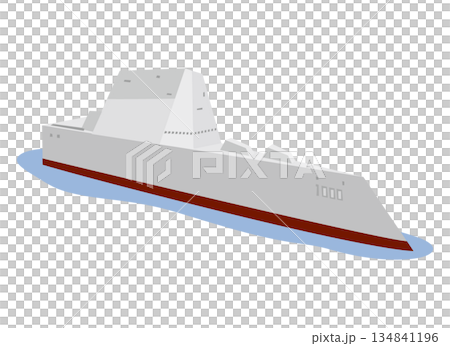 朱姆沃爾特級驅逐艦示意圖 134841196