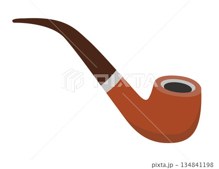 喫煙パイプのイラスト 喫煙パイプのイラスト 134841198