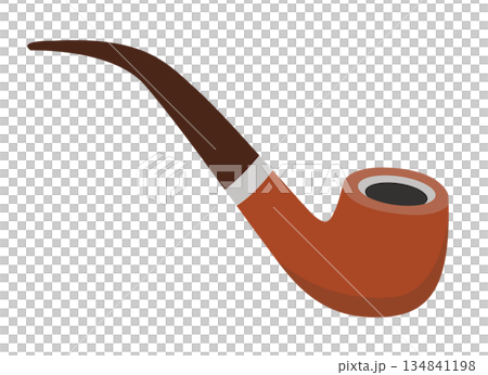 喫煙パイプのイラスト 喫煙パイプのイラスト 134841198