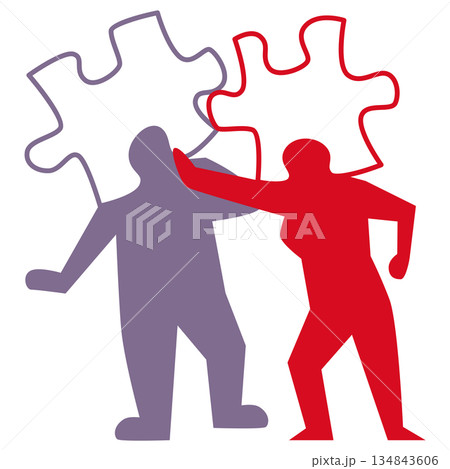 相性の悪いカップル 134843606