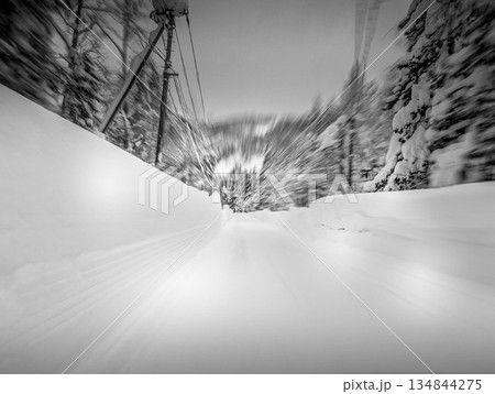 雪道~ウィンターロード~ 雪道~ウィンターロード~ 134844275