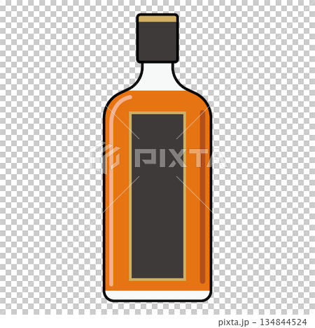 威士忌插圖 134844524