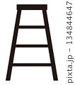 脚立のシルエットイラスト 134844647