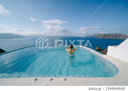 ギリシャのサントリーニの美しい風景 ギリシャのサントリーニの美しい風景 134844848