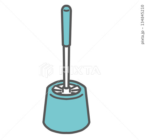 トイレブラシ・掃除用ブラシのイラスト 134845210