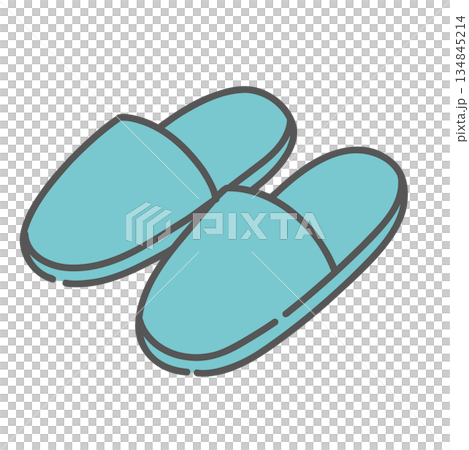 拖鞋的簡單插圖 134845214