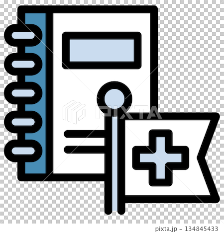 插圖圖示素材:十字標記文件檔 182 插圖圖示素材:十字標記文件檔 182 134845433