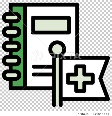 插圖圖示素材:十字標記文件檔 183 插圖圖示素材:十字標記文件檔 183 134845434