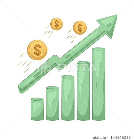 Illustration of growth 134846238