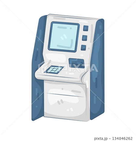 Illustration of ATM 134846262