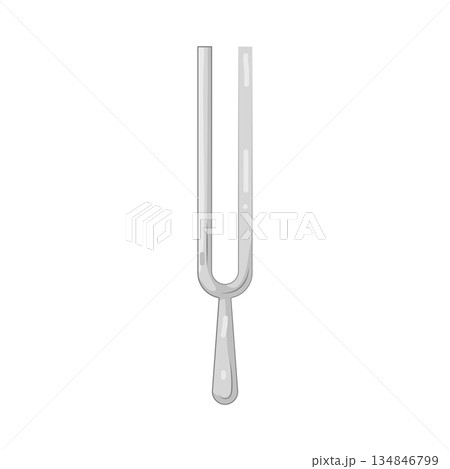 Illustration of tuning fork 134846799