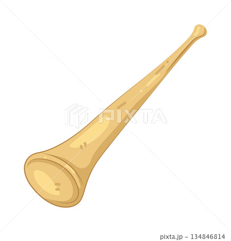 Illustration of vuvuzela Illustration of vuvuzela 134846814