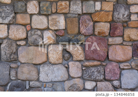 highly detailed stonework on the wall highly detailed stonework on the wall 134846858