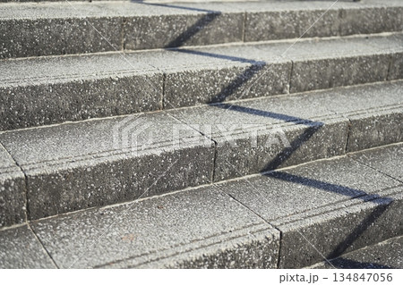 階段 公園 施設 シンプル 素材 134847056