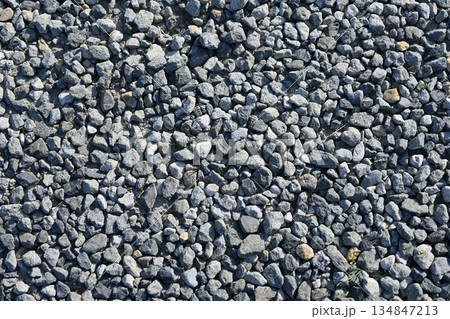 砂利 砂利道 地面 駐車場 庭 イメージ 134847213