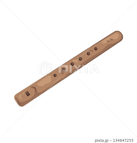 Illustration of flute 134847255