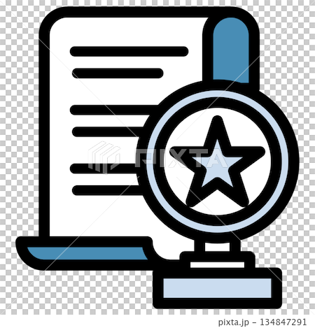 Illustration icon material: Medal sports file 329 Illustration icon material: Medal sports file 329 134847291